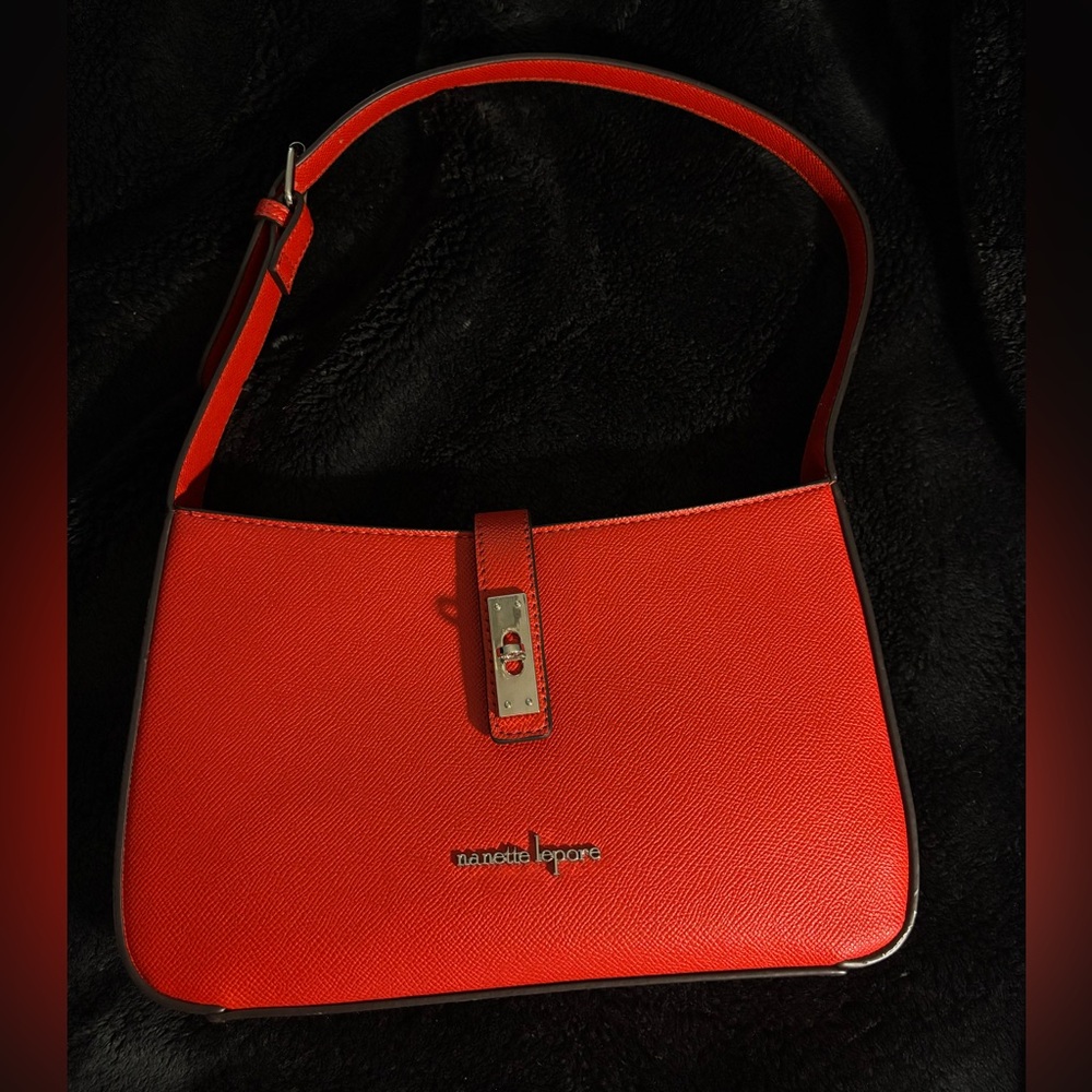 Nanette Lepore Bold Red Shoulder Bag